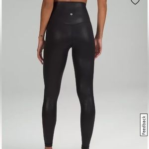 Limited edition Lululemon high rise Shine leggings